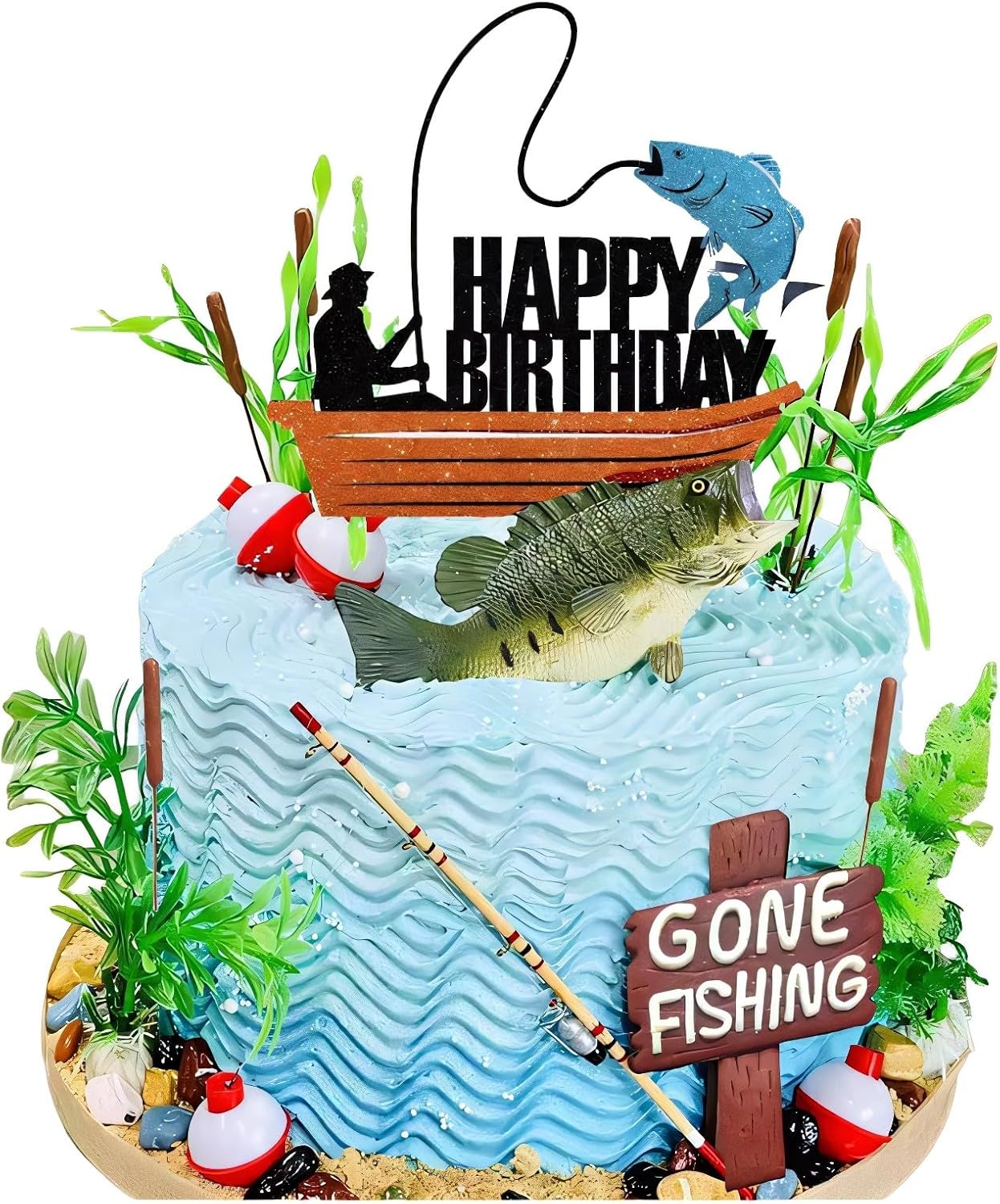 Fishing-Cake-Topper,-18pcs-Gone-Fishing-Cake-3746