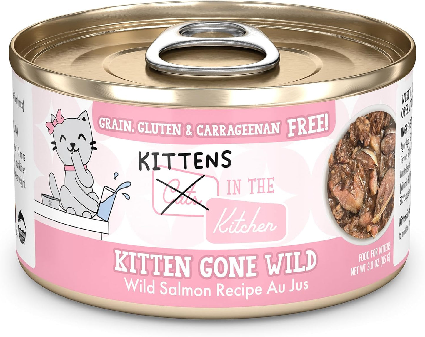Weruva-Cats-in-The-Kitchen-Kitten,-Kitten-Gone-Wild,-3oz-Can-(Pack-of-1060