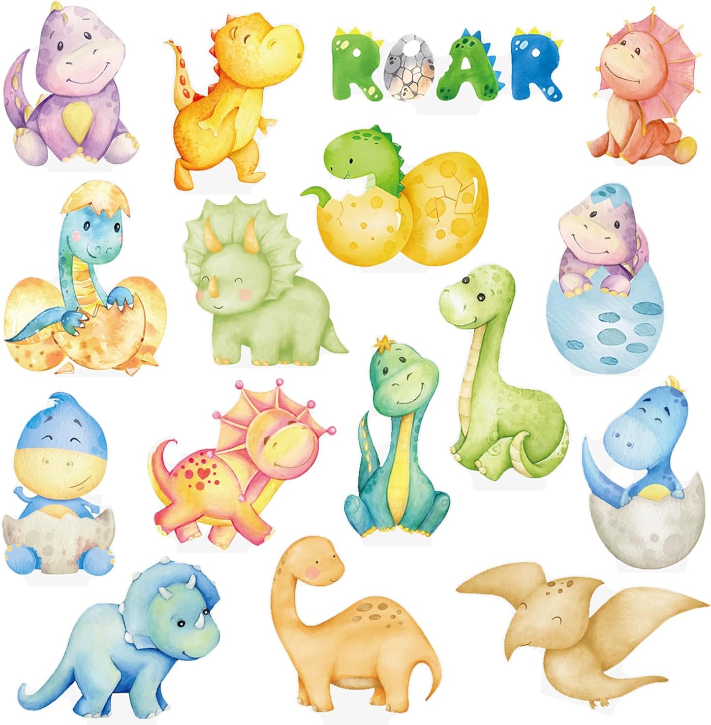 Dinosaur-Baby-Shower-Decorations-48pcs-Dinosaur-Cupcake-944