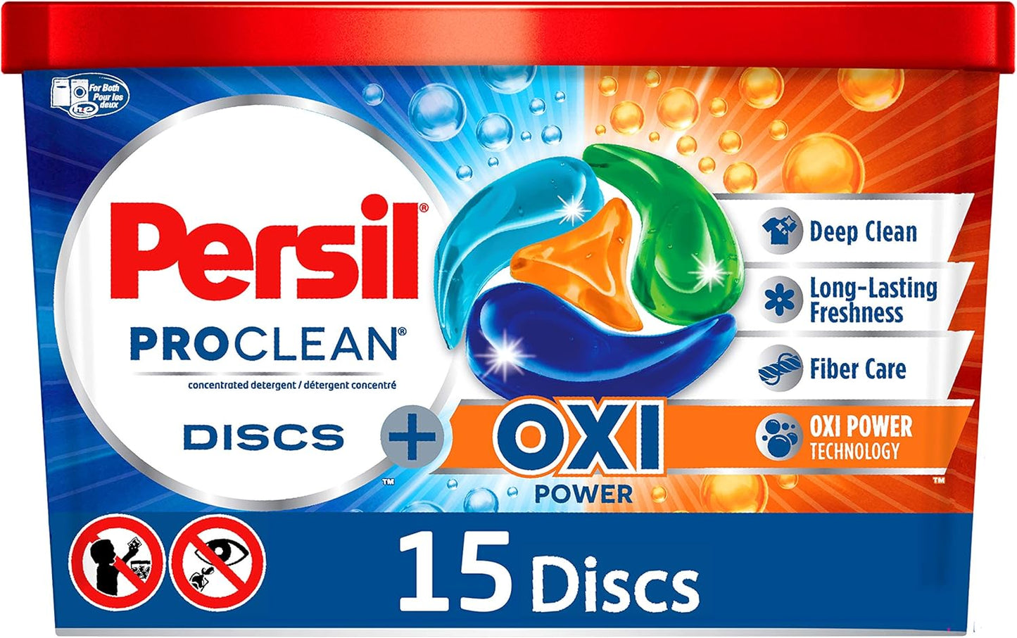 Persil-ProClean-Discs-Laundry-Detergent-Pacs,-Oxi,-High-Efficiency-(HE)-Compatible,-Laundry-40