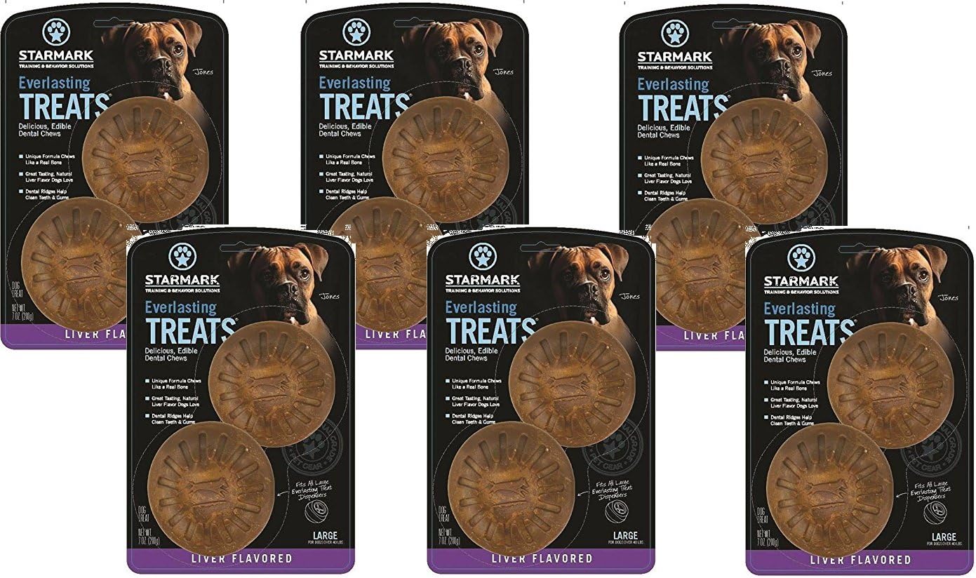 (6-Pack)-Star-Mark-Everlasting-Bacon-Dog-Dental-Chews,-Large-----330