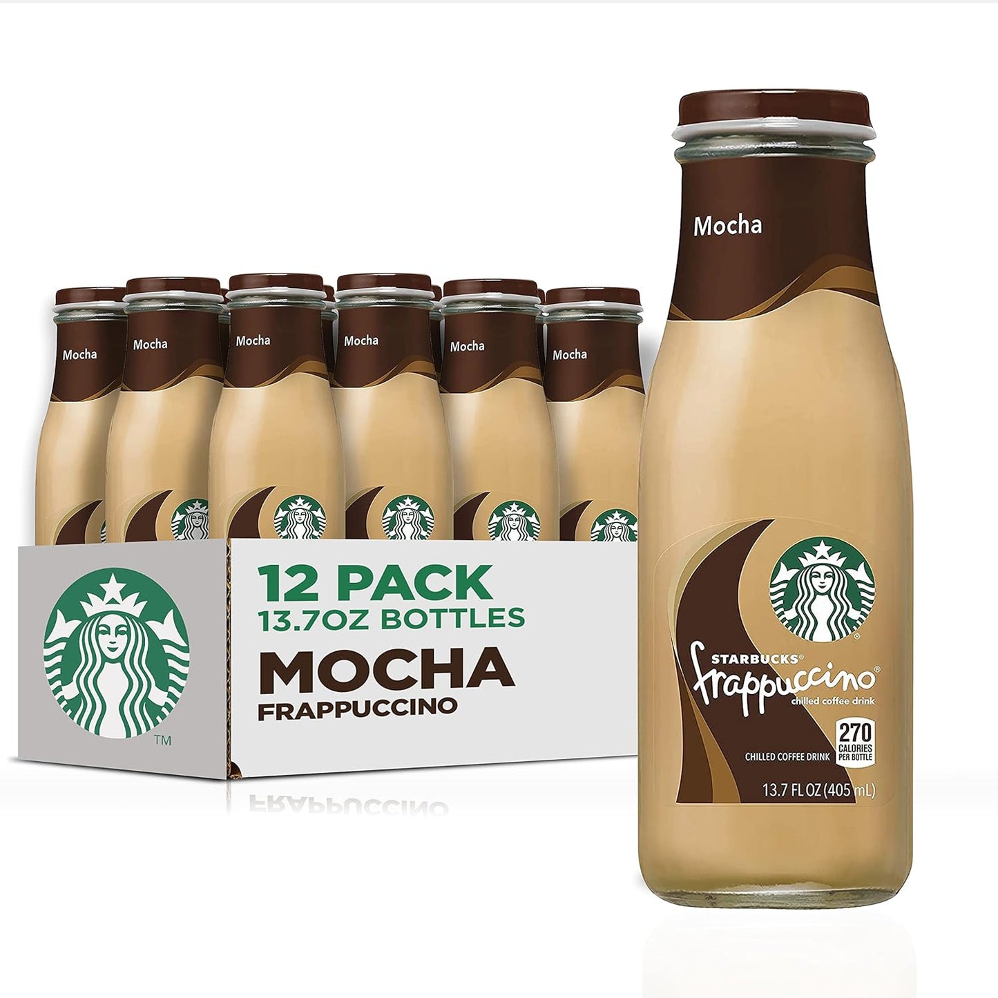 Starbucks-Frappuccino-Coffee-Drink,-Mocha,-13.7-fl-oz-Bottles-(12-Pack)-----3119