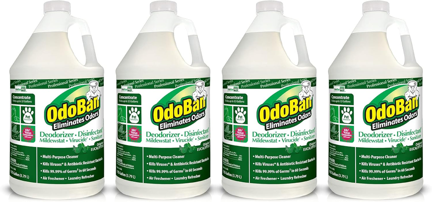 OdoBan-Professional-Disinfectant-and-Odor-Eliminator-Concentrate,-4-Pack,-1-Gallon-3180