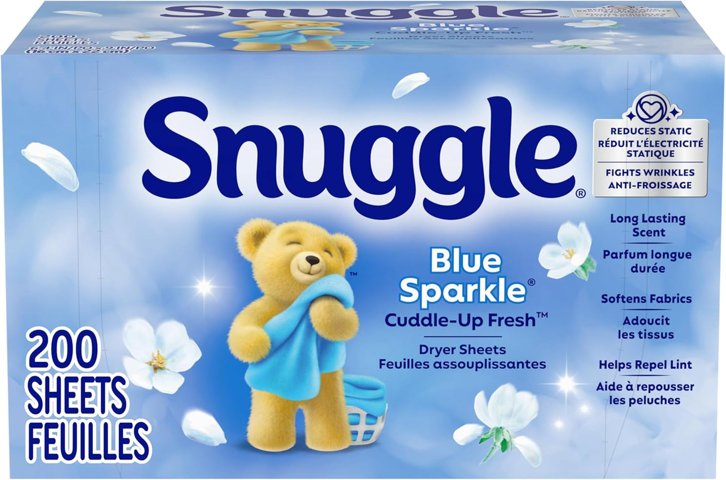Snuggle-Dryer-Sheets,-Long-Lasting-Fresh-and-Clean-Scent,-Laundry-4162