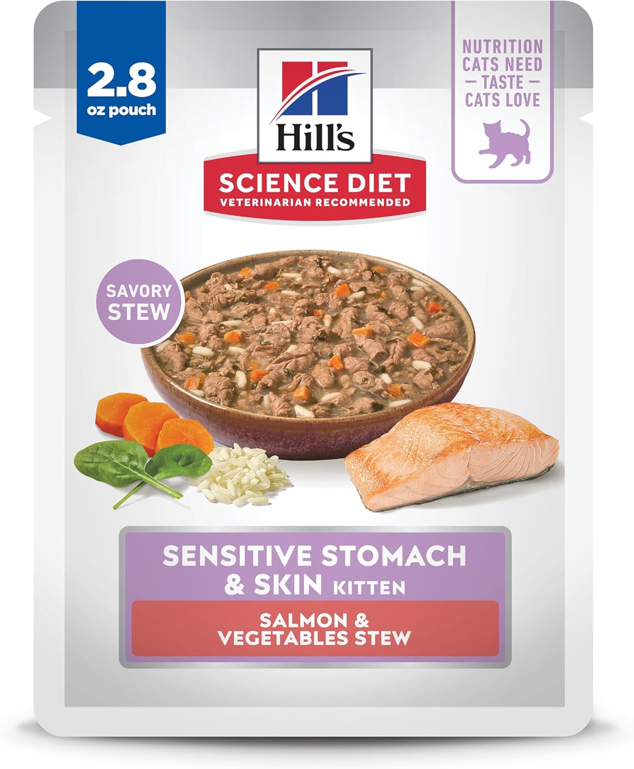 Hill's-Science-Diet-Sensitive-Stomach-&-Skin,-Kitten,-Stomach-&-Skin-Support,-Cat-Salmon689