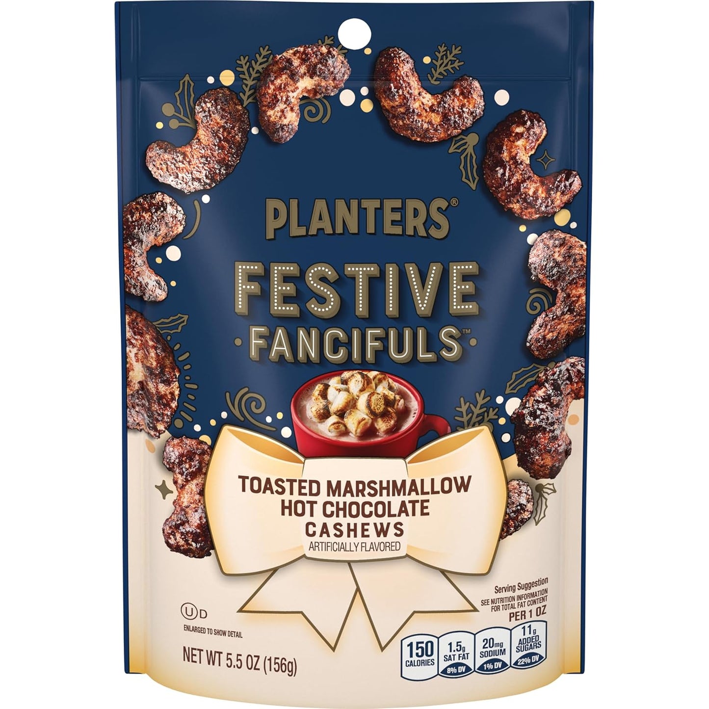 PLANTERS-Toasted-Marshmallow-Hot-Chocolate-Cashews,-5.5-oz-Bag,-Limited-Edition-Crunchy-Sweet---1395