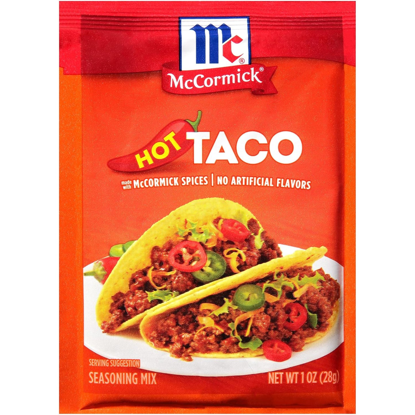 McCormick-Hot-Taco-Seasoning-Mix,-1-oz-(Pack-of-12)-----1416