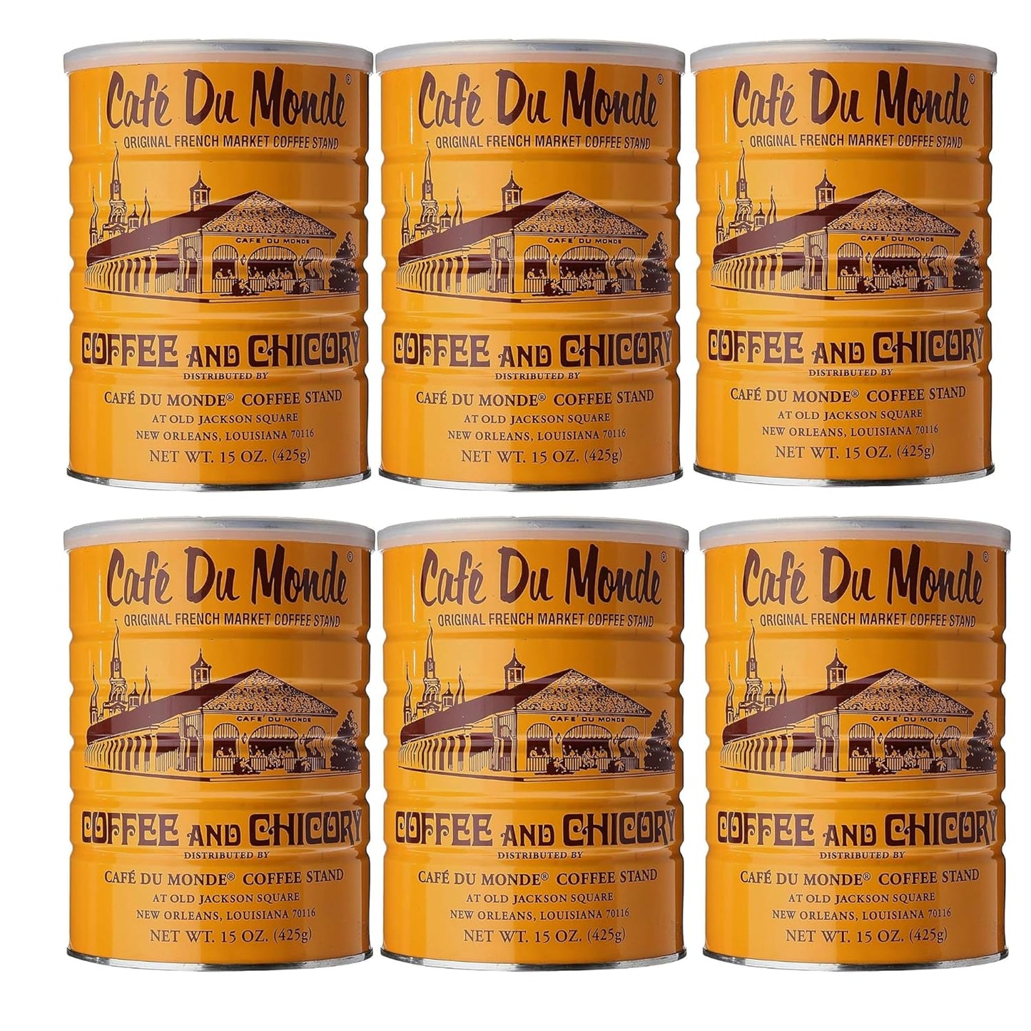 Cafe-Du-Monde-Coffee-with-Chicory,-15-oz,-(Pack-of-6)-----2469