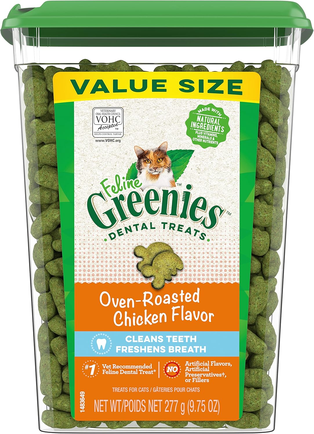 Greenies-Feline-Adult-Natural-Dental-Cat-Treats,-Oven-Chicken-3