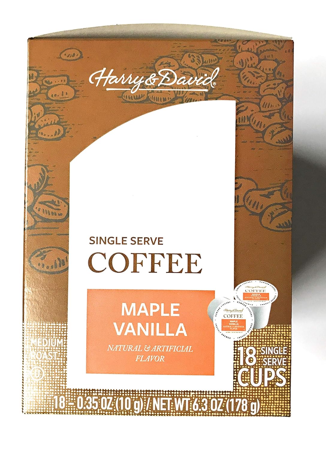 Harry-&-David-Café-con-sabor-a-arce,-18-cápsulas-de-individuales213
