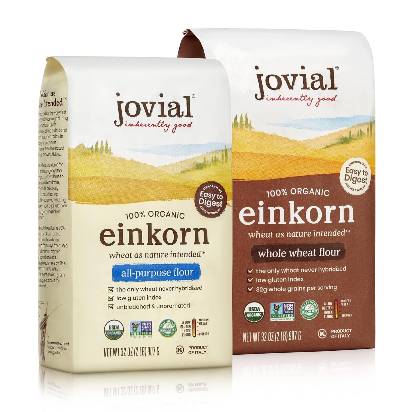 Jovial:-harina-orgánica-Einkorn,-32-onzas-(paquete-de-2)---874
