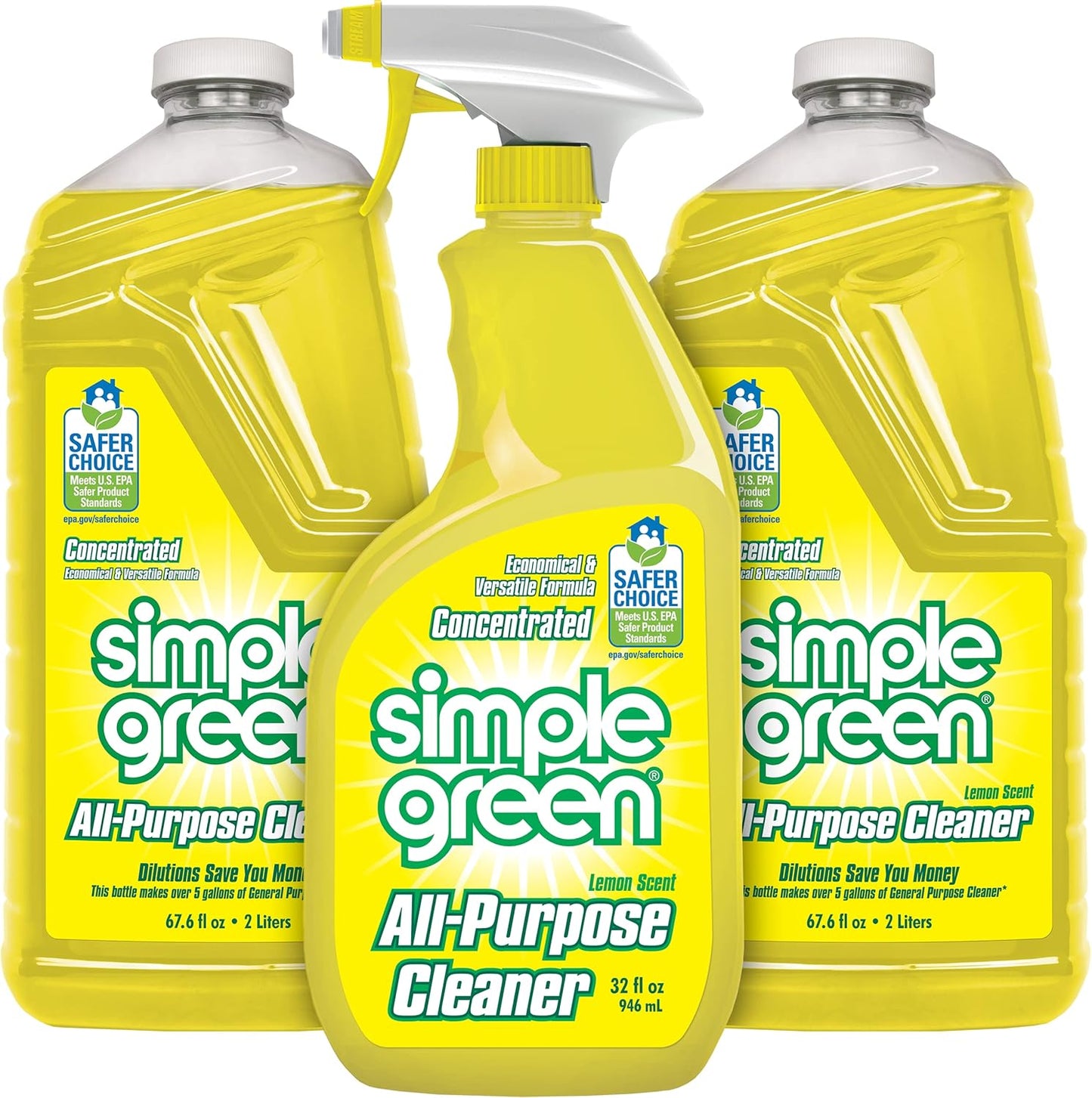 Simple-Green-All-Purpose-Cleaner-Spray-and-Refill,-Green,-3-2259