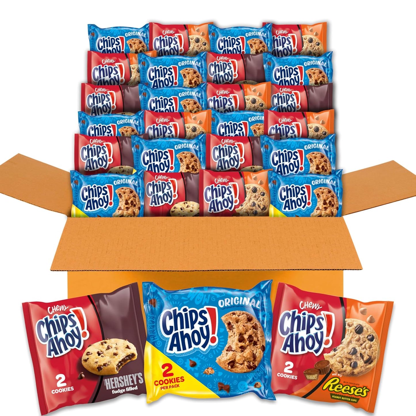 CHIPS-AHOY!-Cookies-Variety-Pack,-3-Flavors,-50-Snack-Packs-|--Original-Chocolate-Chip,-Reese's-1655