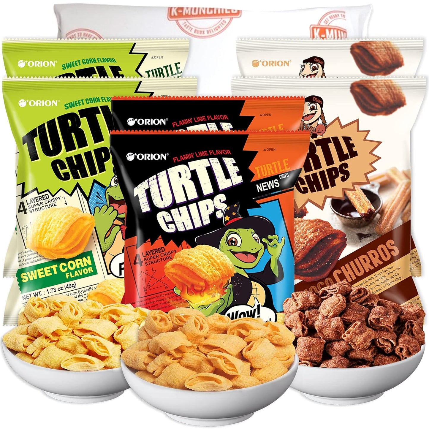 K-Munchies-Orion-Turtle-Chips---6-Variety-Packs,-1984