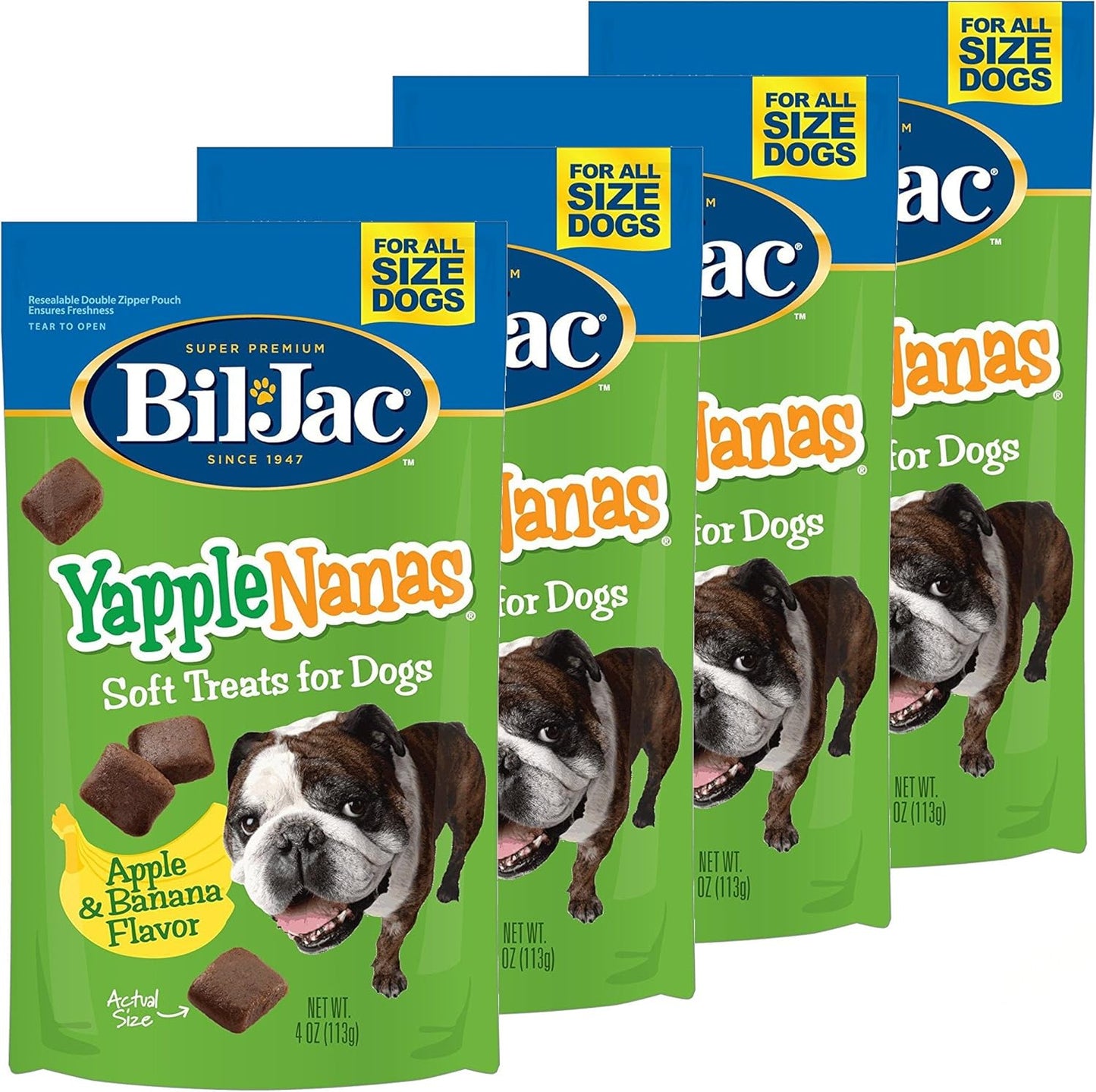 Yapple-Nanas-Dog-Treats-4-oz,-4-Pack---3138