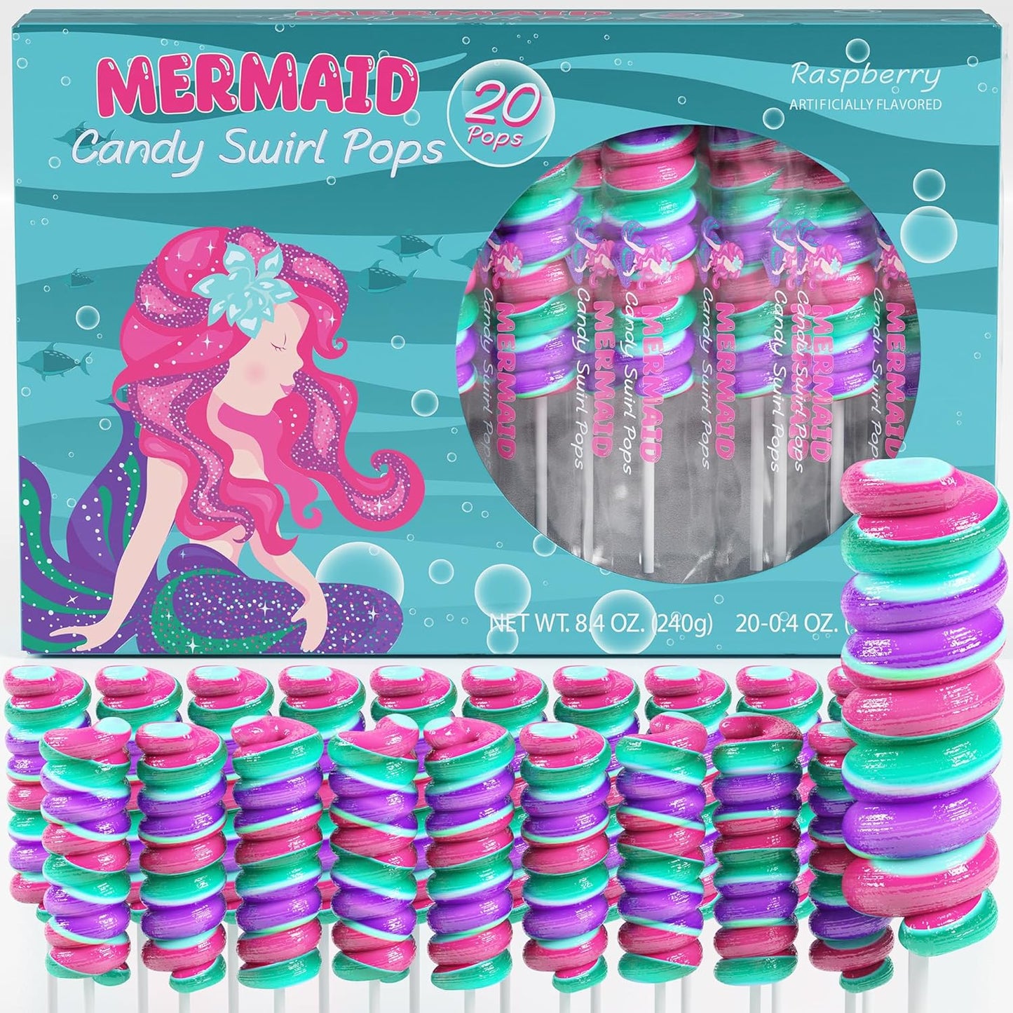 Mermaid-Lollipops-20pk--Swirl-Lollipops-Mermaid-Candy-For-2372