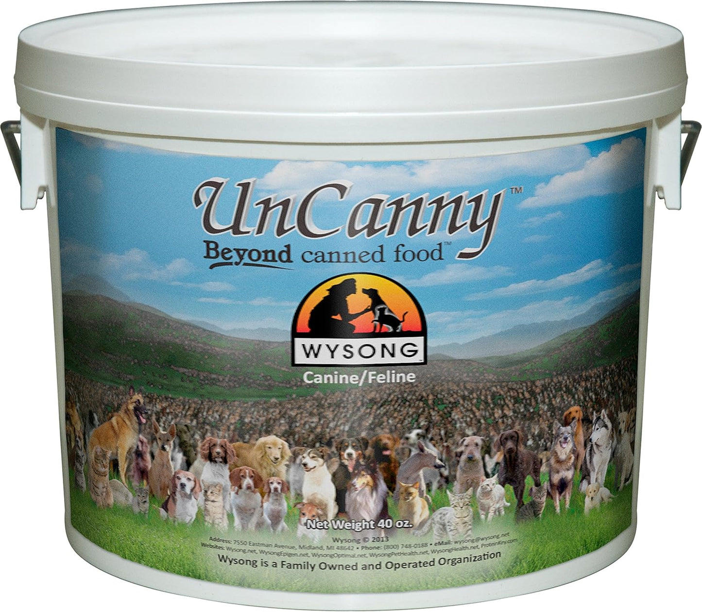 Wysong-Uncanny-Canine/Feline-Raw-Diet---Dog/Cat-Food-Supplement---40-Bucket----61