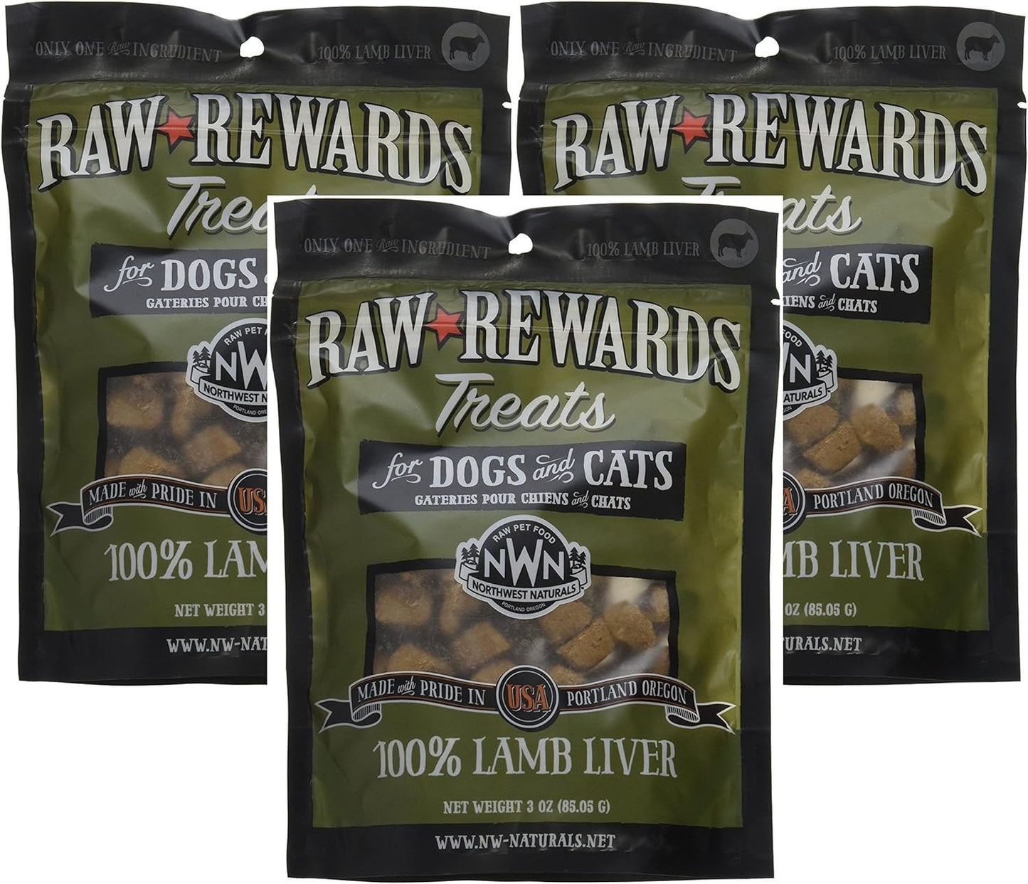 (3-Pack)-Northwest-Naturals-Raw-Rewards-Freeze-Dried-2048