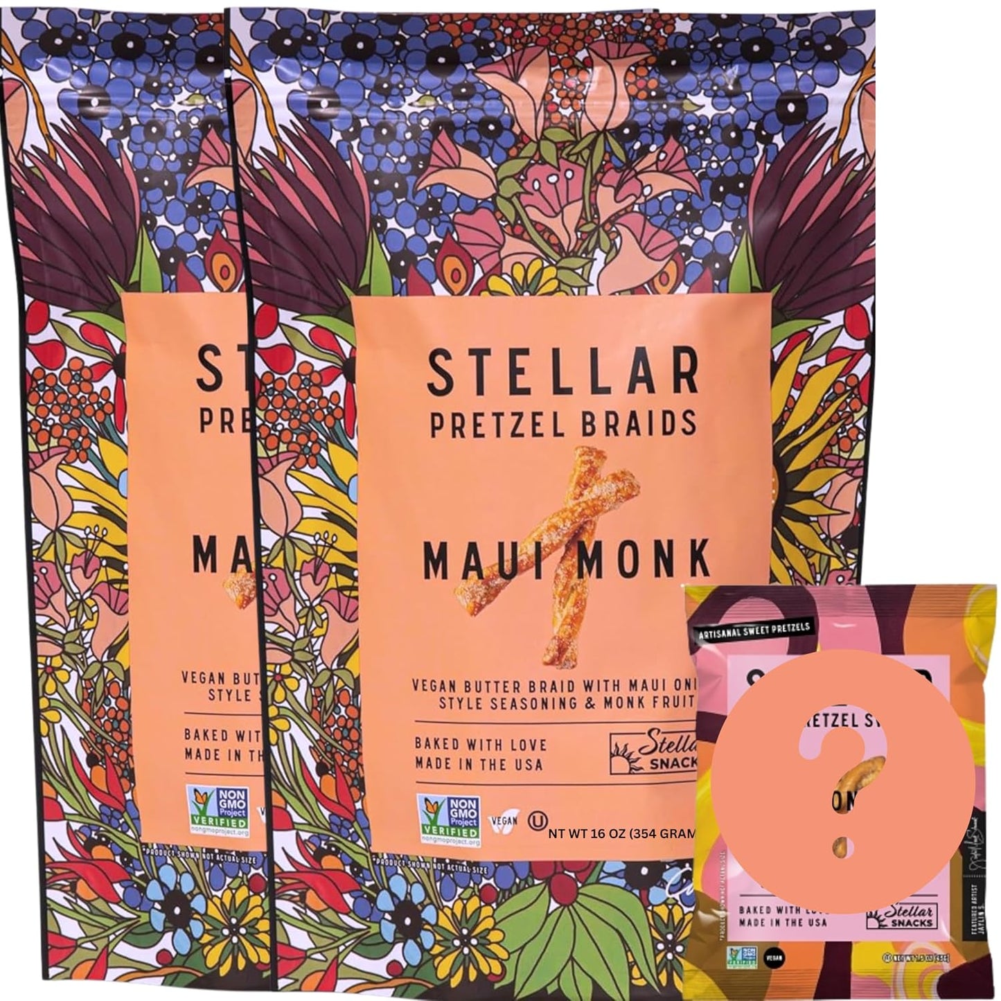 Stellar-Snacks-Pretzel-Braids---Maui-Monk-Vegan-Regular-Pretzel-&--Mini-Pretzel-Combo,-16-680