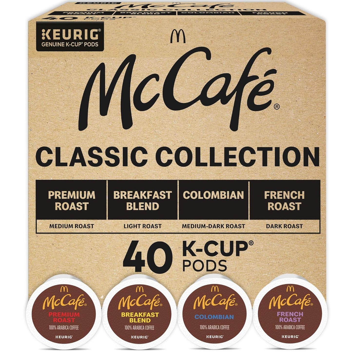 McCafe-Classic-Collection,-Single-Serve-Coffee-K-Cup-Pods,-3868