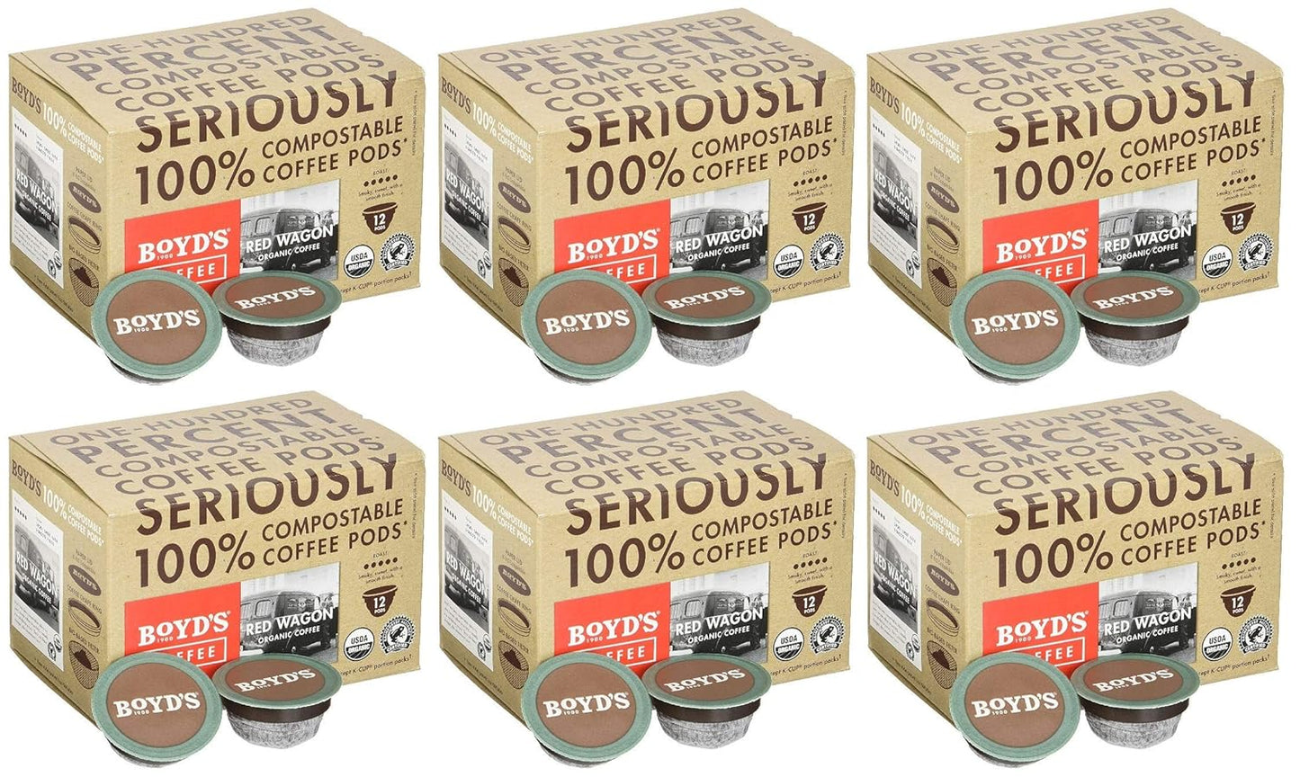 Boyd's-Coffee-Café-orgánico-Red-Wagon---Tostado-oscuro---Cápsulas-(721010