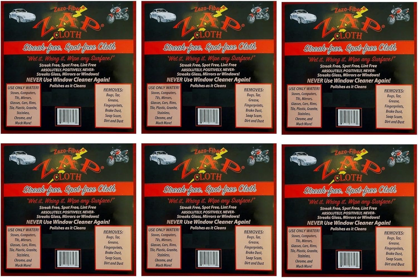 Zezo-Fiber,-Streak-Free-and-Spot-Free,-6-Cloths-----1441