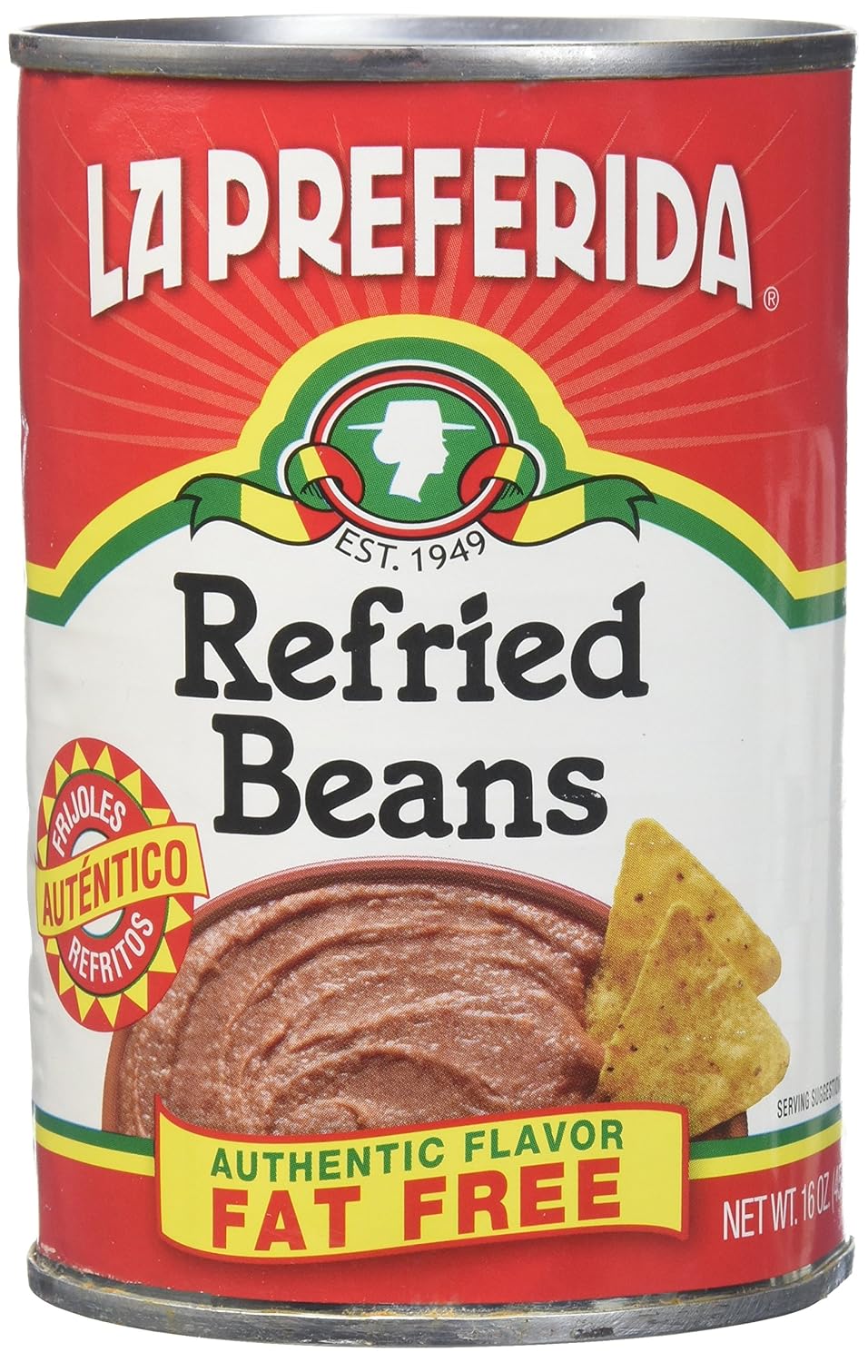 La-Preferida-Refried-Beans-Fat-Free,-566