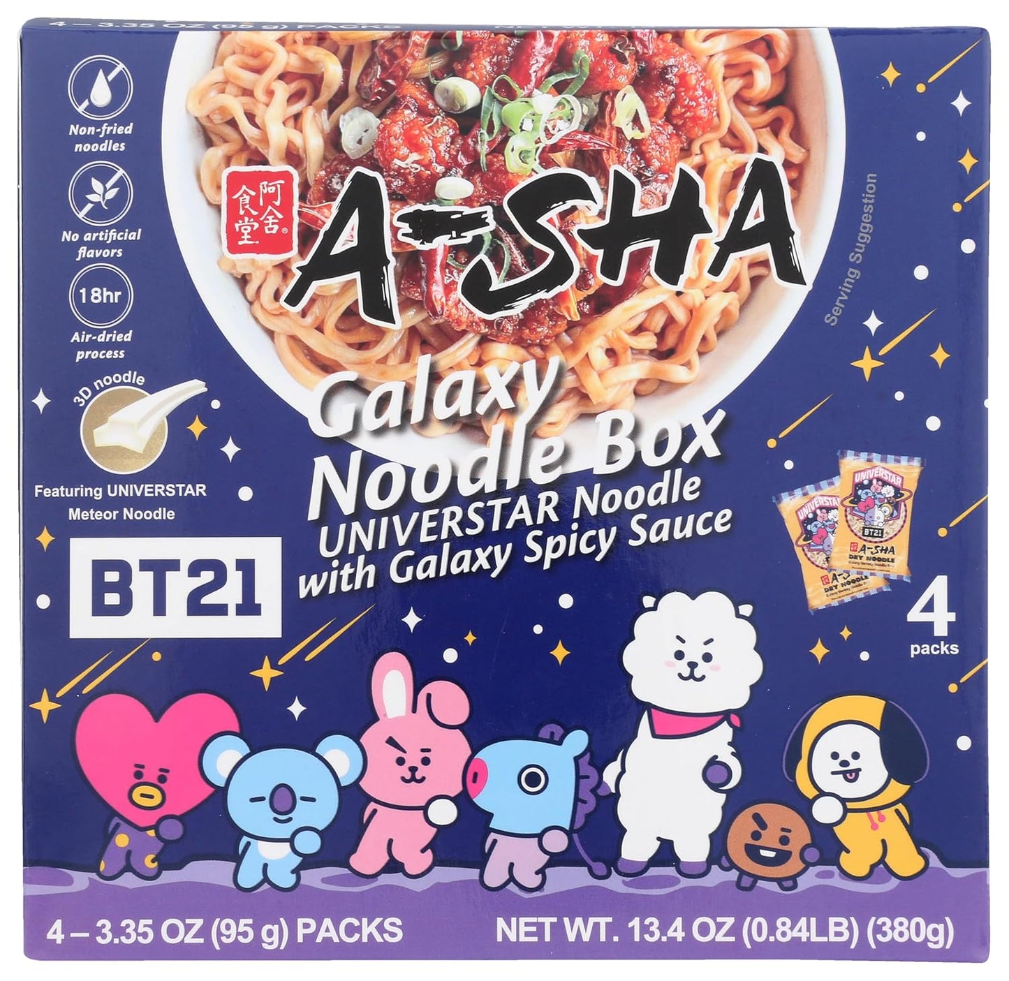A-Sha-Fideos-Galaxy-con-salsa-picante,-4-unidades,-13.4-onzas----366