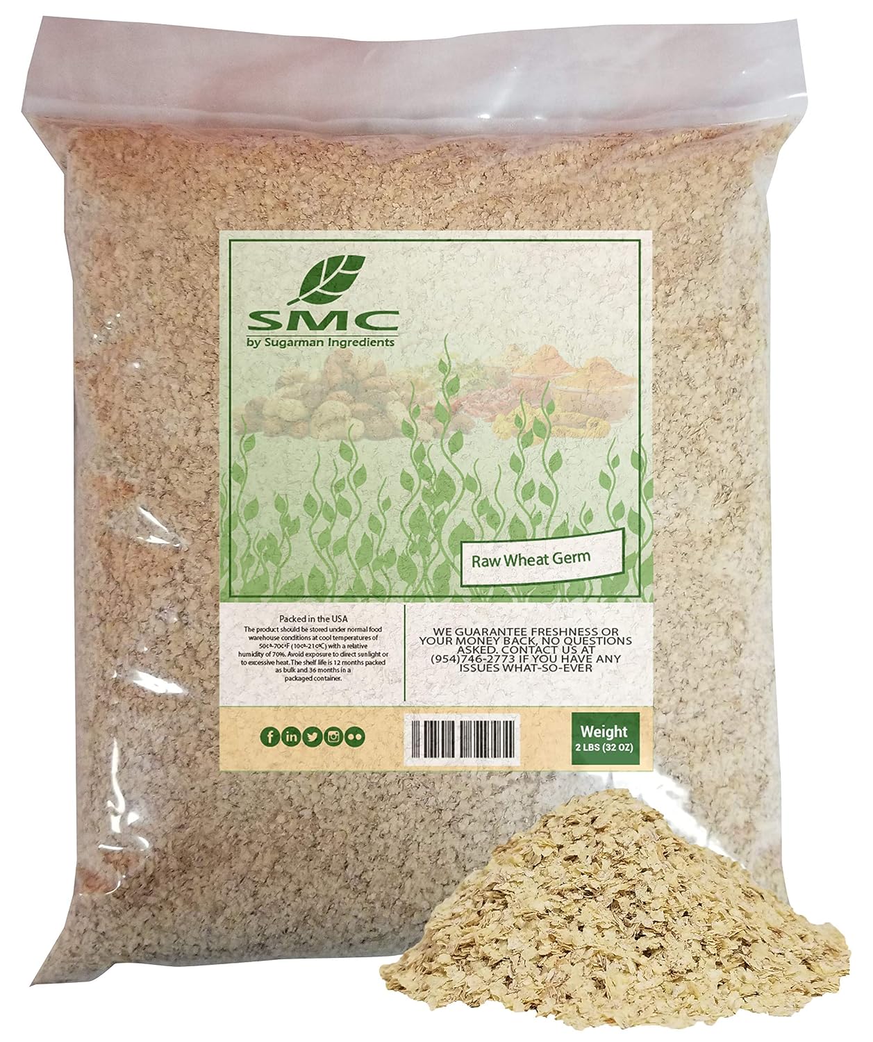 NatureJam-RAW-UnCooked-Wheat-Germ-2-Pounds-Bulk-Bag-32-OZ-Heat-Sealed-462