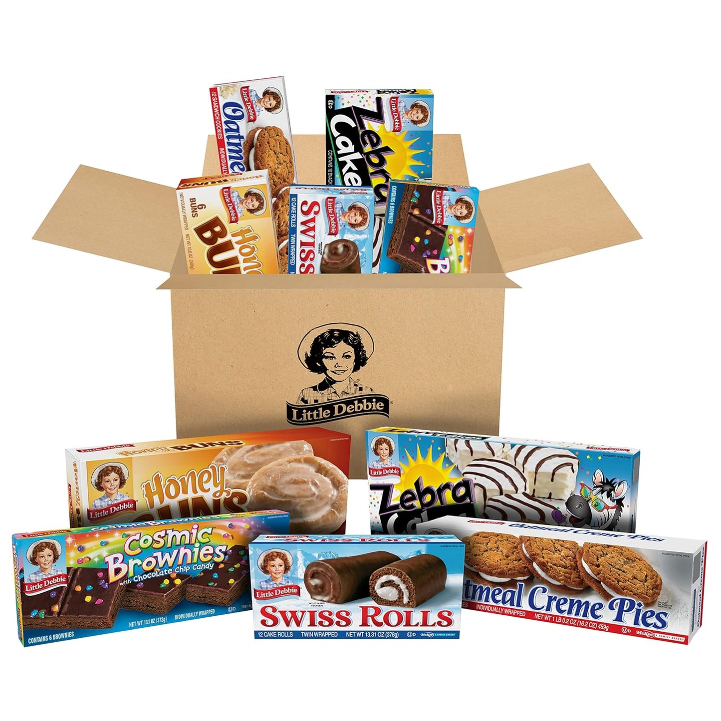 Little-Debbie-Variety-Pack,-Zebra-Cakes,-Cosmic-Brownies,-Honey-Buns,-Oatmeal--Creme-Pies,-and-Rolls-1909