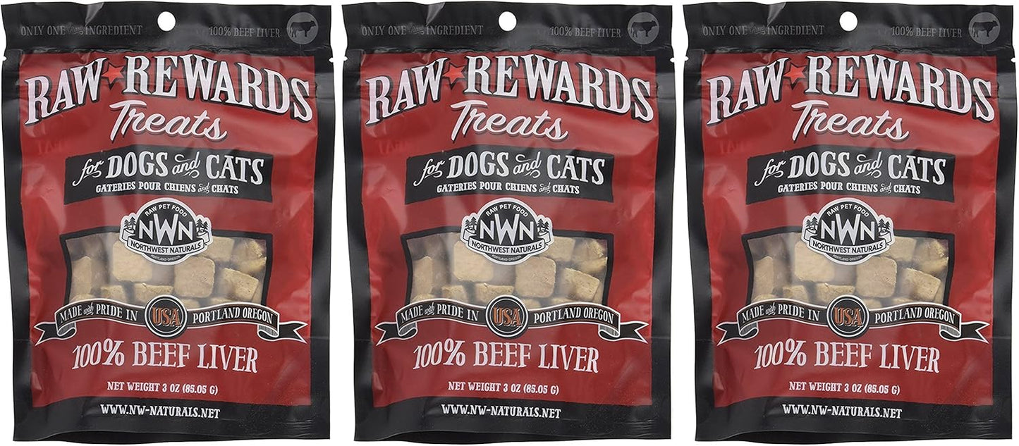 (3-Pack)-Northwest-Naturals-Raw-Rewards-Freeze-Dried-Liver-Treats,-Beef,-Ounces-5