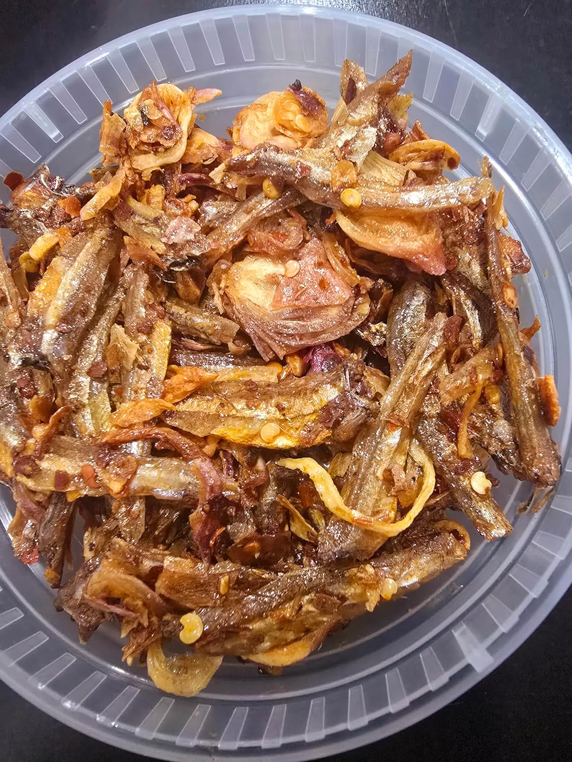 Zam&Yu-Oriental-Foods-Market:-Anchoa-frita-sin-cabeza-(picante)/-(2-recipientes)-----420