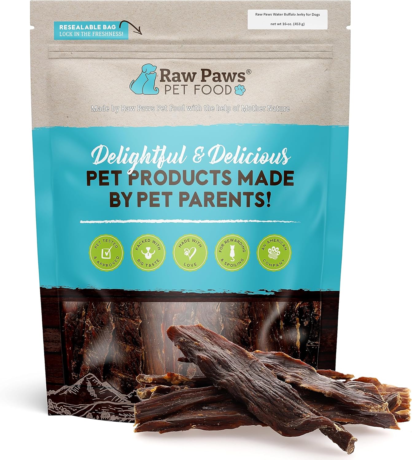 Raw-Paws-Water-Buffalo-Jerky-Treats-for-Dogs,-16-oz---Packed-USA-190