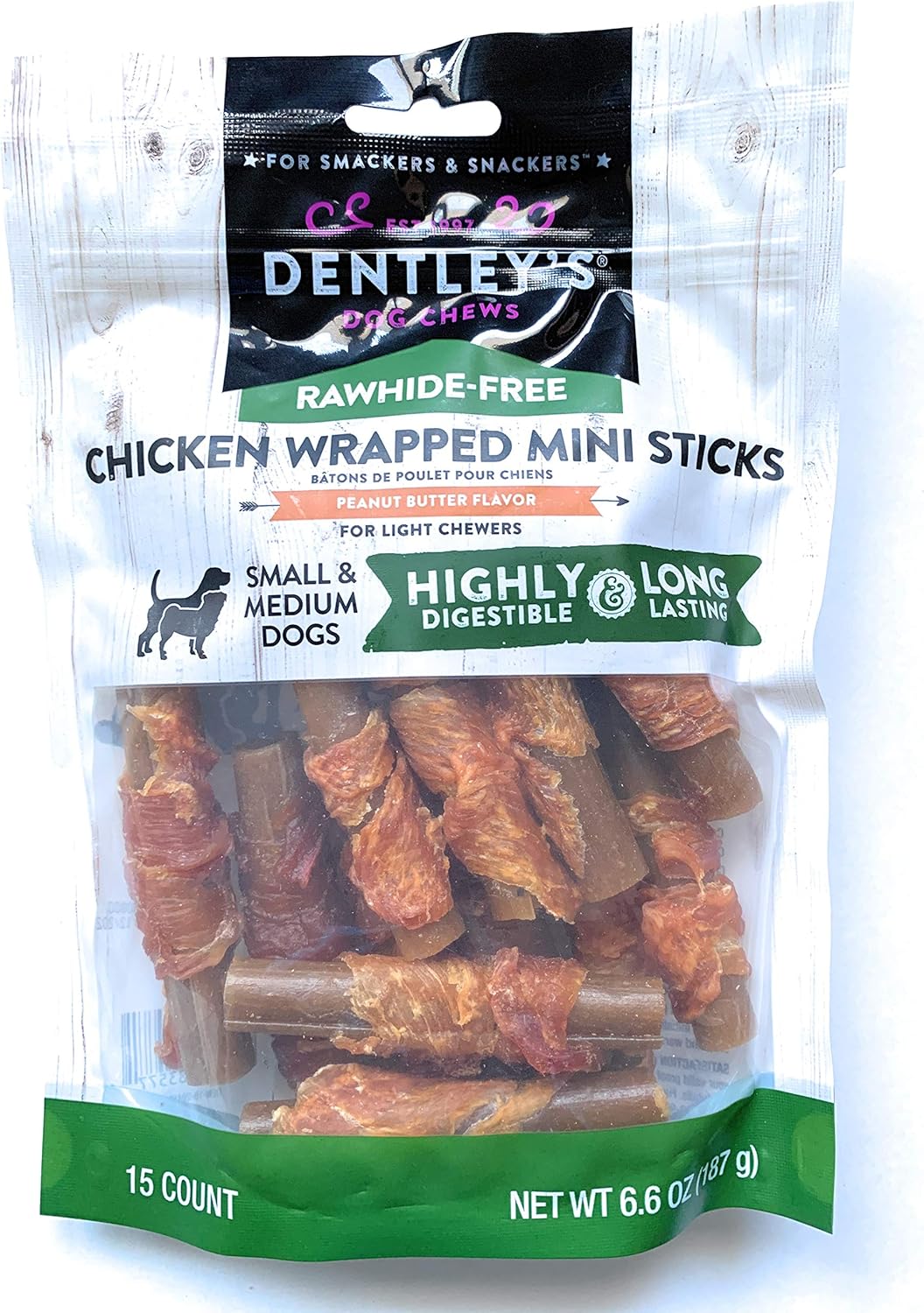 DENTLEY'S-Rawhide-Free-Chicken-Wrapped-Mini-Sticks---Peanut-Butter-Flavor---965