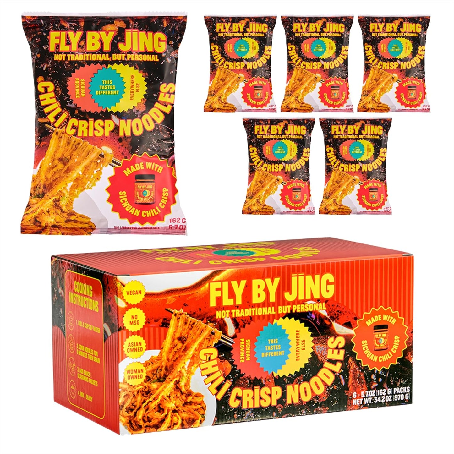 FLYBYJING-Chili-Crisp-Noodles---Sun-Dried,-2325
