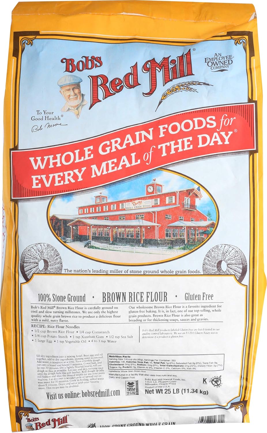 Bob's-Red-Mill-Harina-de-arroz-a-granel,-marrón,-libras-467