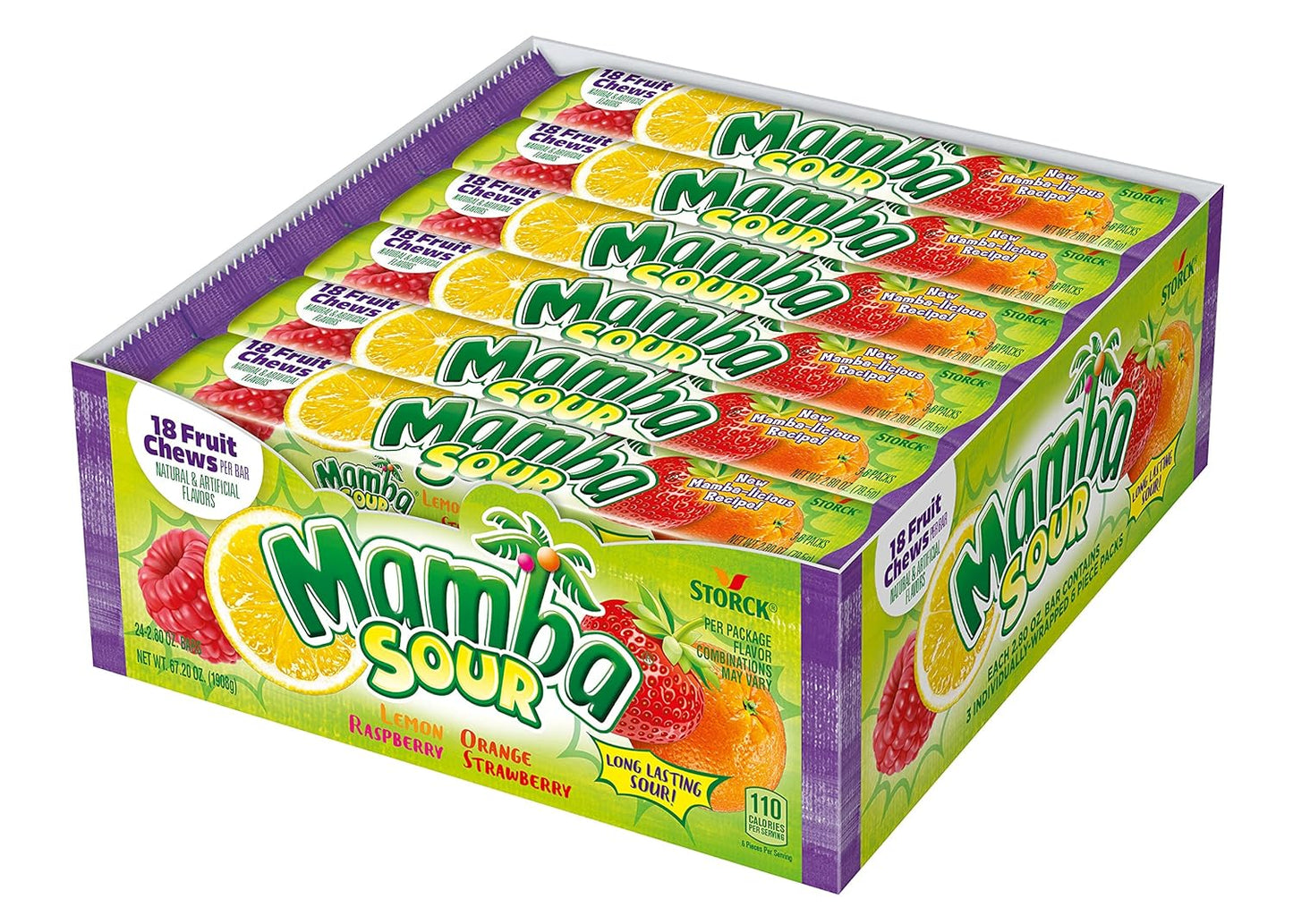 Mamba-Sour-Fruit-Chews-Candy,-18-Pieces-(Pack-470