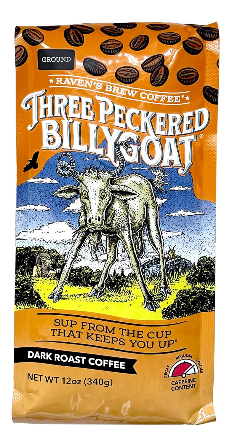 Raven's-Brew-Coffee-Three-Peckered-Billy-Goat,-12-onzas,-tostado-oscuro,-completo1623