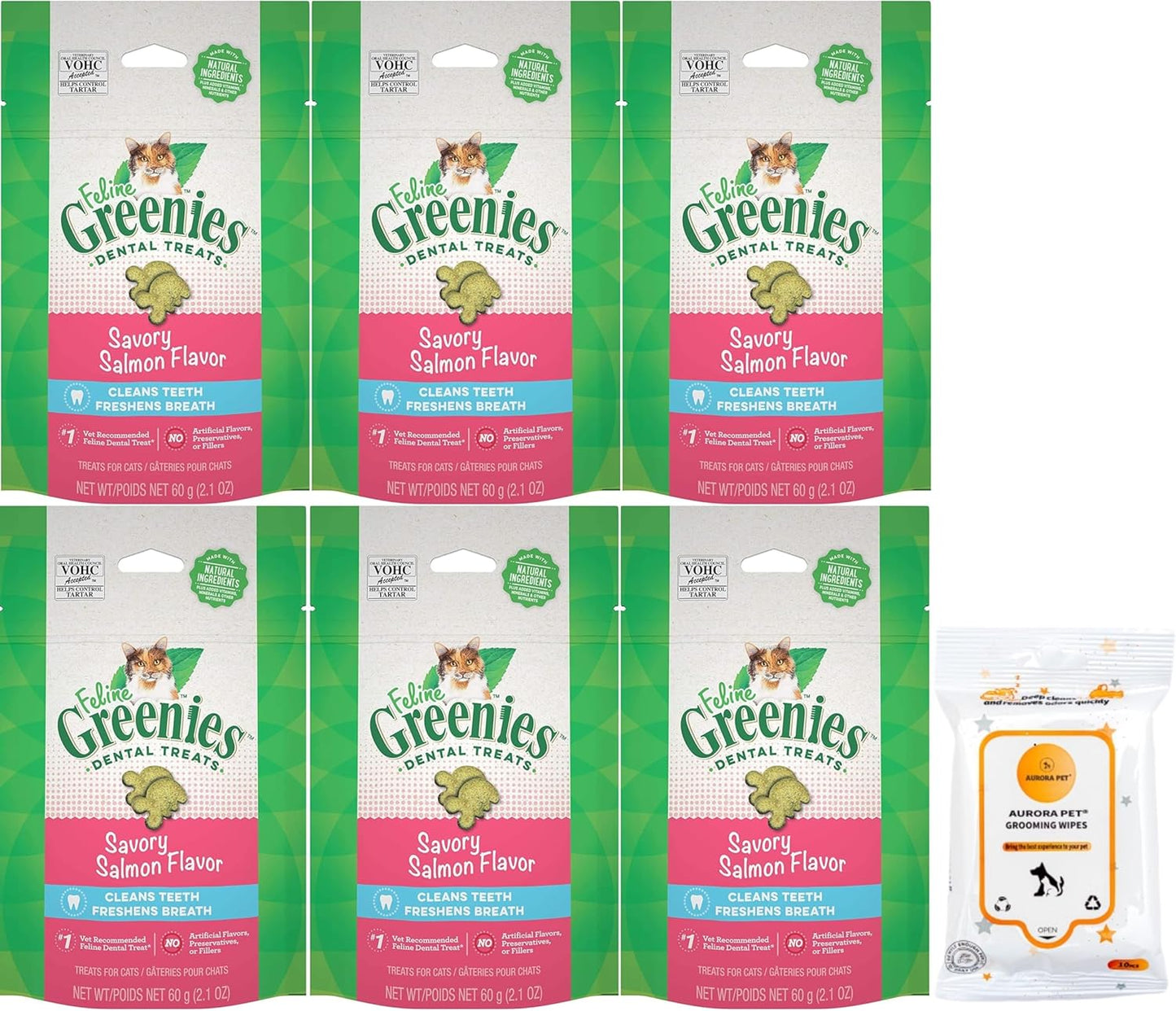 Bundle--6-Feline-Greenie-Savory-Salmon-Flavor-Adult-Cat-3