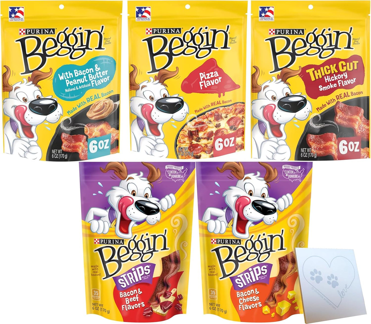 Beggin-Strips-Variety-Pack---5-Total-Flavors:-Pizza,-238