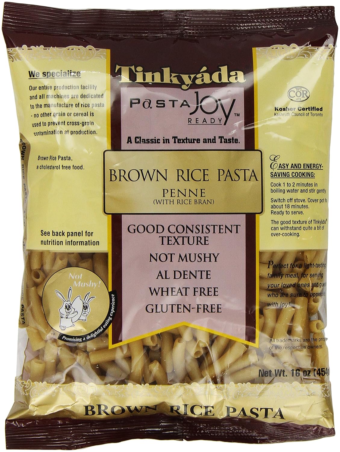 Tinkyada-Brown-Rice-Pasta,-Penne,-16-Ounce-------334