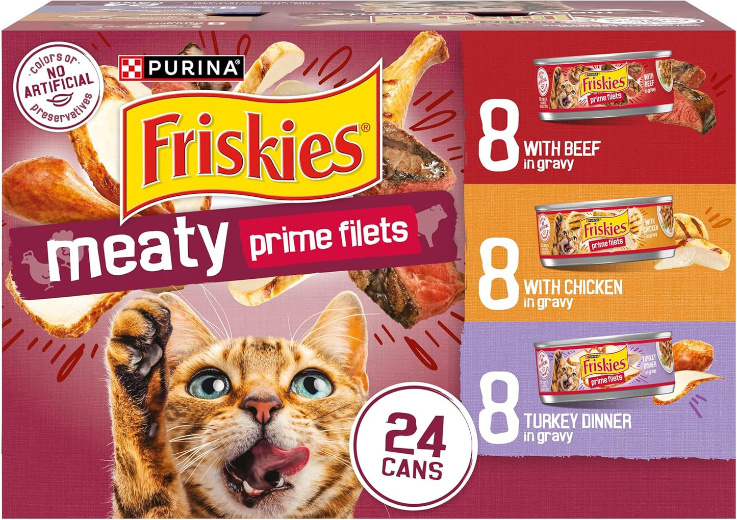 Purina-Friskies-Gravy-Wet-Cat-Food-Variety-Pack,-Prime-Filets-Meaty-Favorites---1884