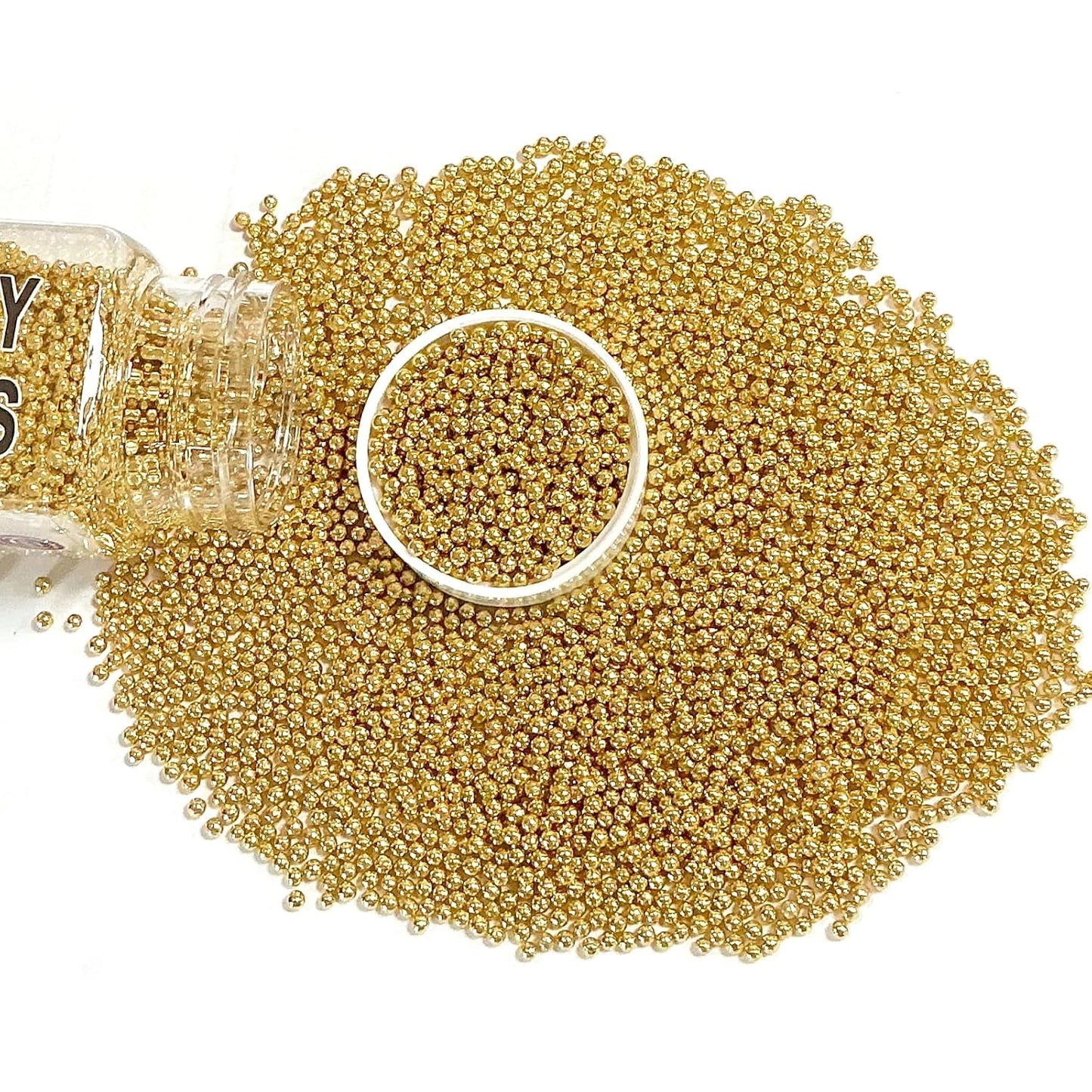 Homipooty-Nonpareils-Sprinkles-Edible-Gold-Pearl-Sugar-Sprinkles-110g/3.88oz-2mm-Mini-Gold-Baking-Cupcake-1478