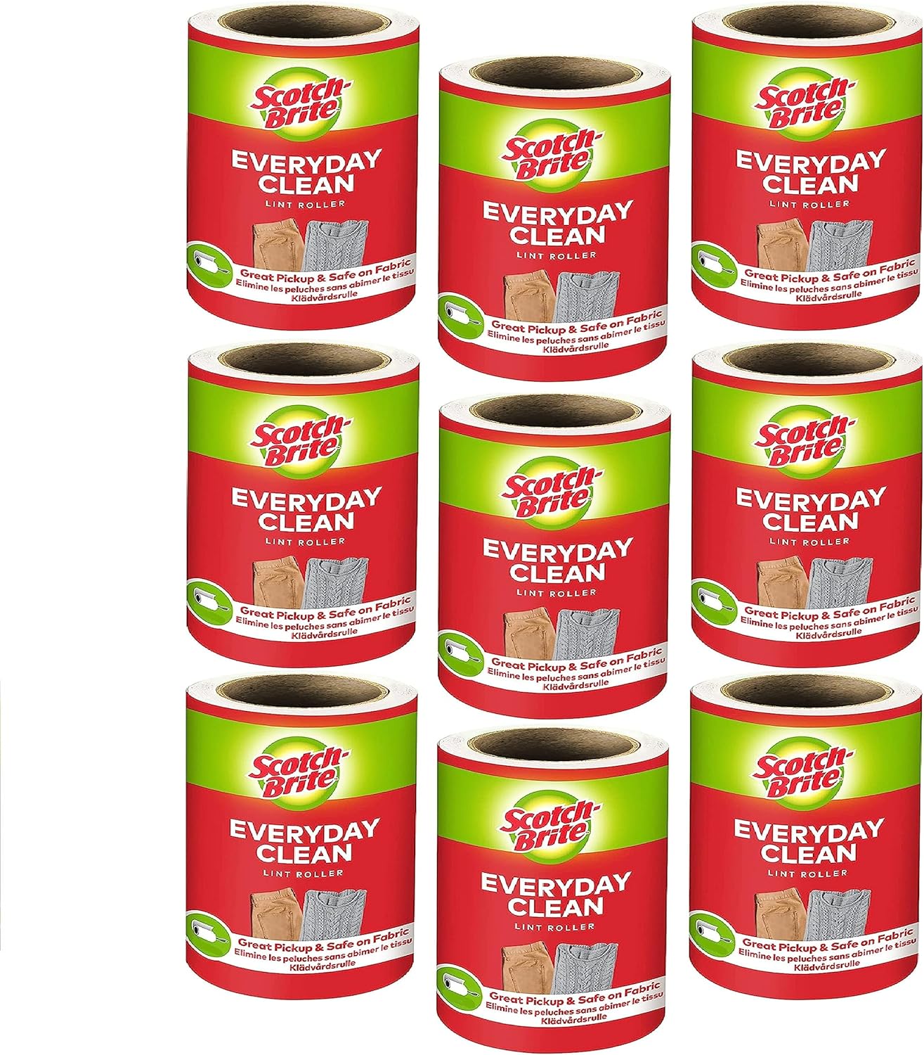 Scotch-Brite-Lint-Roller-Refill,-Works-Great-On-Pet-Hair,-30