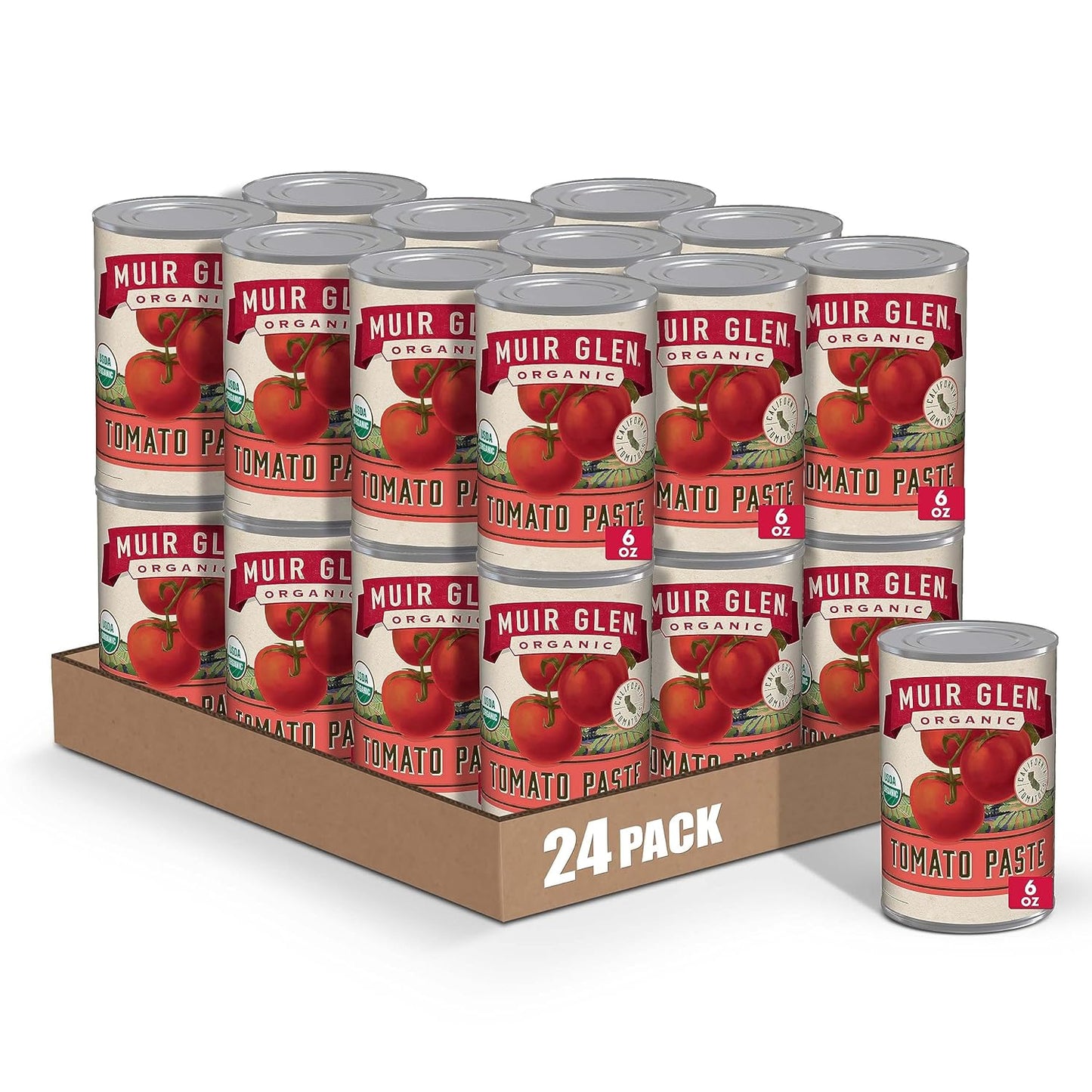 Muir-Glen-Pasta-de-tomate-orgánica,-6-onzas-(paquete-685