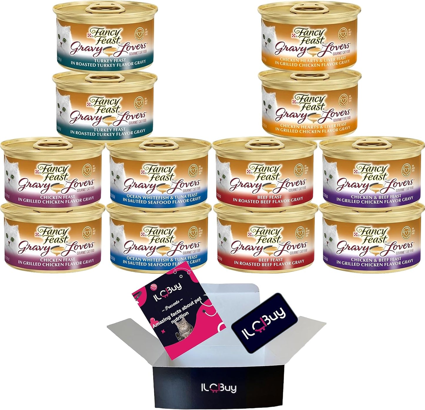Fancy-Feast-Gravy-Lovers-Wet-cat-Food-Bundle,-966