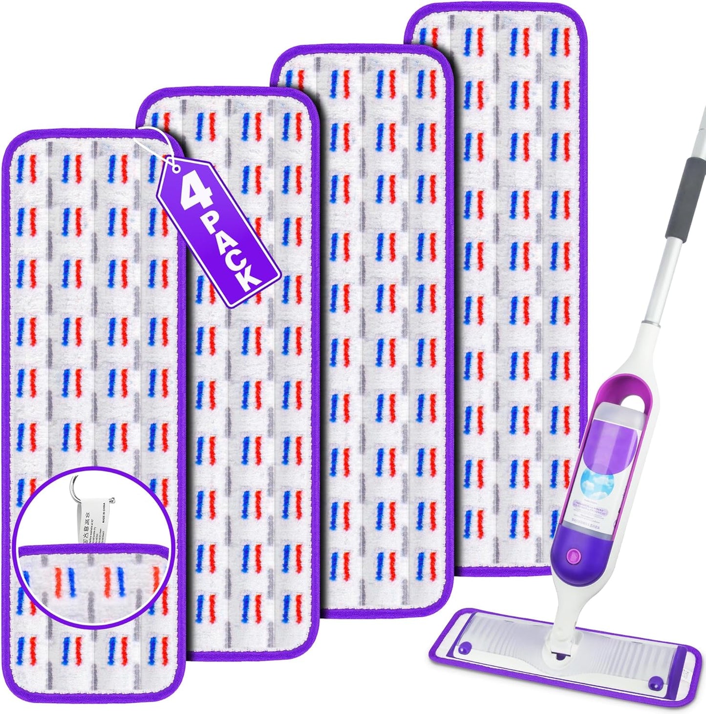 4-Pack-Reusable-Mop-Pads-for-Swiffer-PowerMop,-Power-Mop-1050