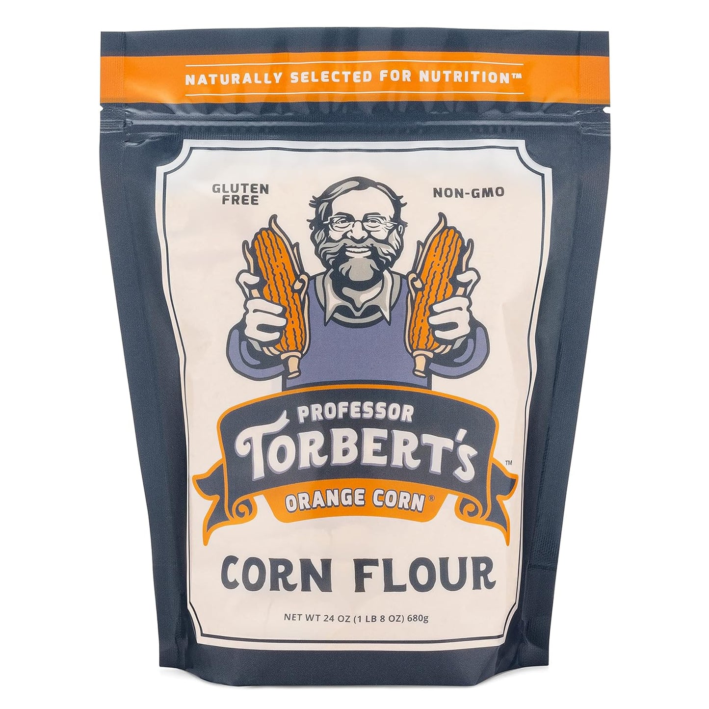 Professor-Torbert's-Orange-Corn-Harina-(bolsa-de-24-onzas)---328