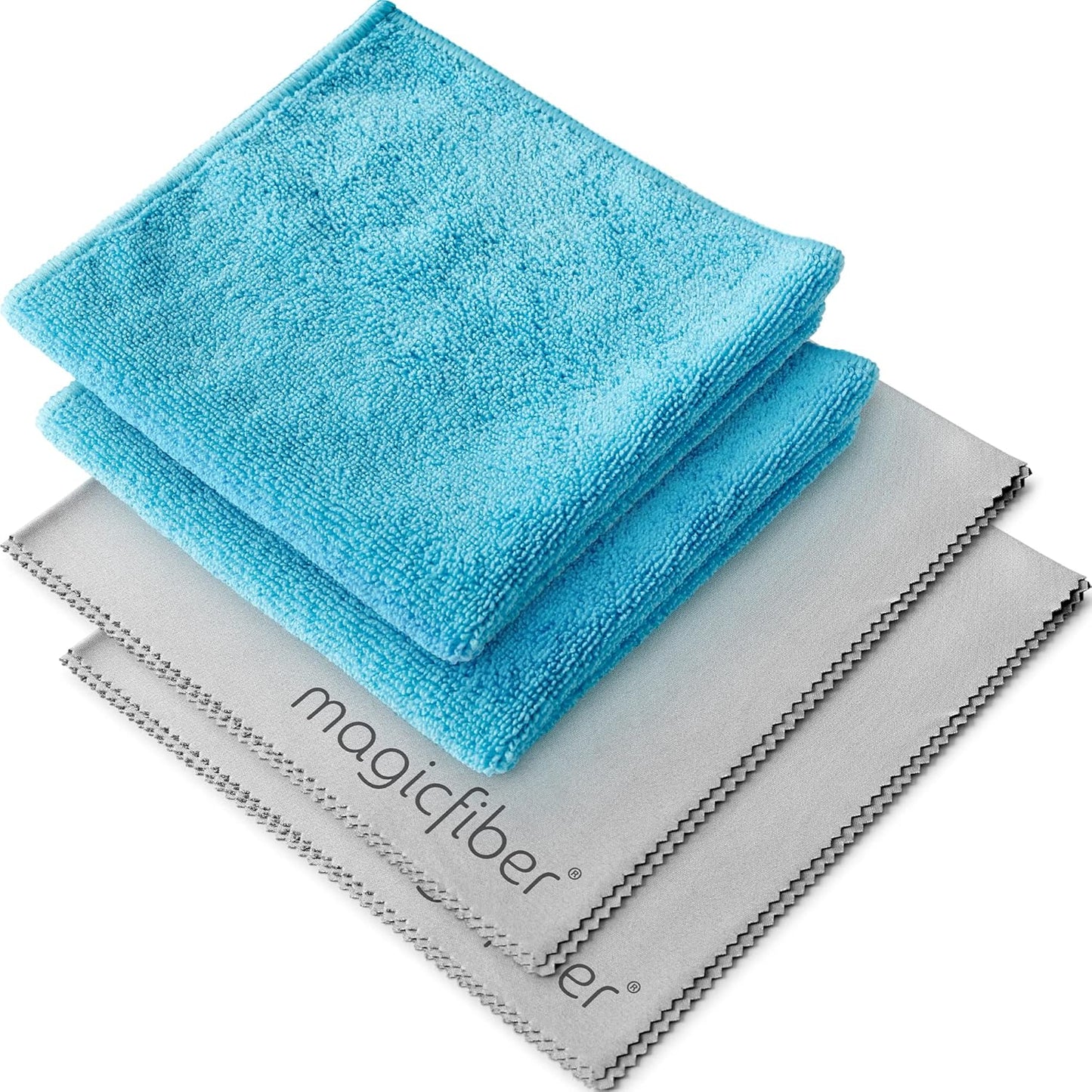 MagicFiber-Glass-&-Window-Cleaning-Cloth-(4-Pack,-13x13)-Ultra-Soft,-Reusable,-2463