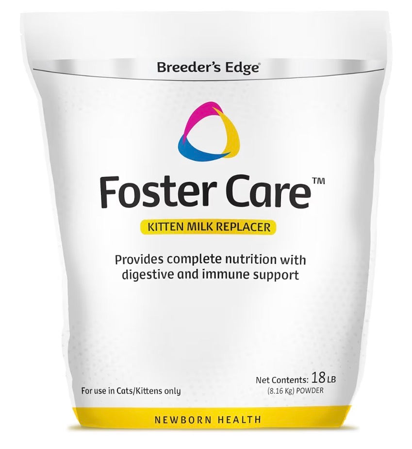 Breeder's Edge Foster Care GM - Goat Milk Based Powdered Milk Replacer - Puppies , Kittens , Cats & Dogs Formula 18 lbs